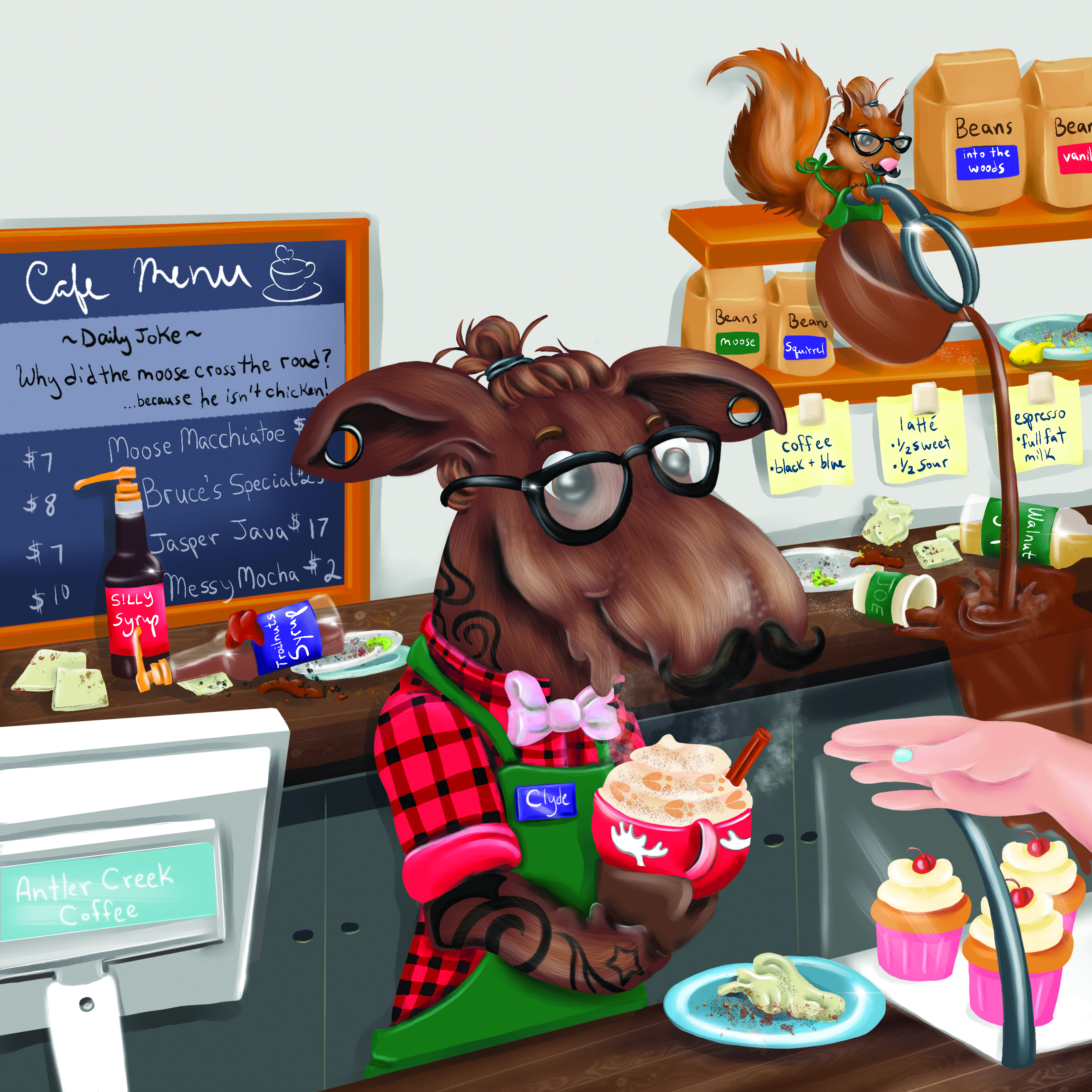 Bruce story illustration